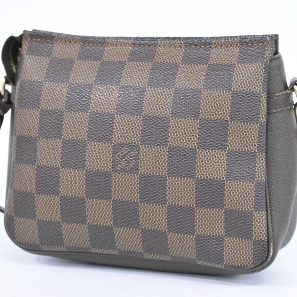 Louis Vuitton Trousse Makeup N51982 Damier Ebene Canvas Pouch Handbag - Picture 2 of 11